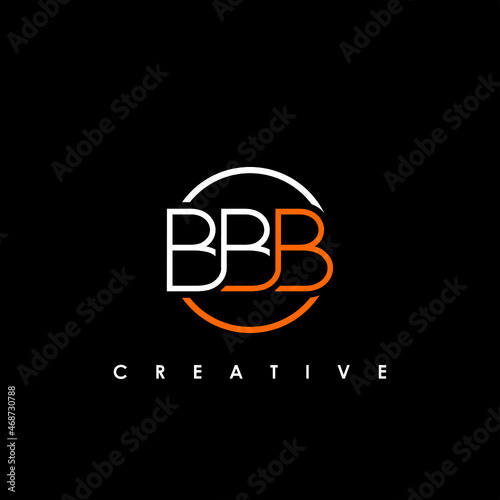 BBB Letter Initial Logo Design Template Vector Illustration photo