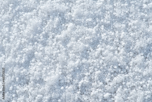 Macro shot of snow texure.