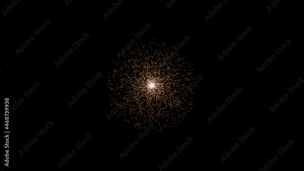 Fototapeta premium star on black background. minimalistic background