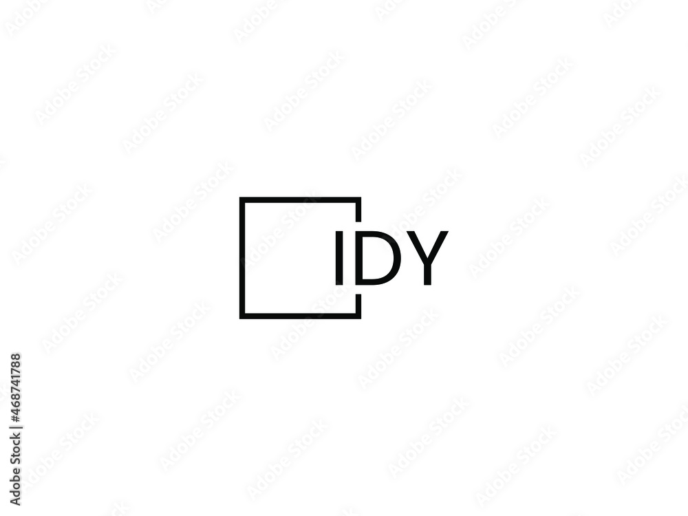 Obraz premium IDY letter initial logo design vector illustration