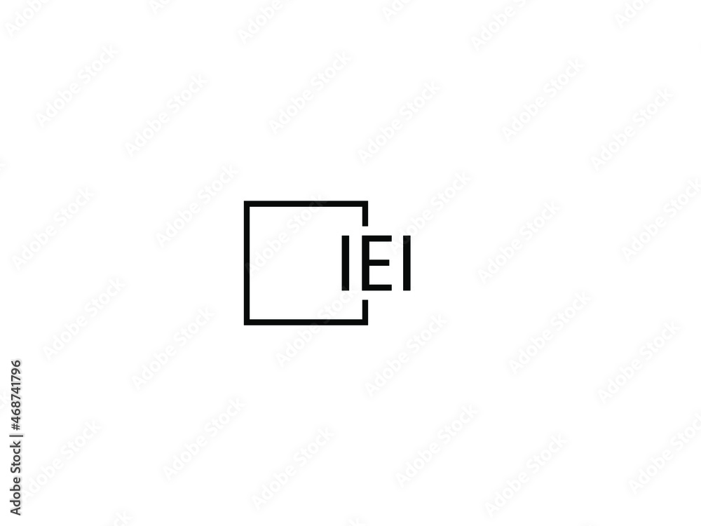 IEI letter initial logo design vector illustration IEI letter initial logo design vector illustration