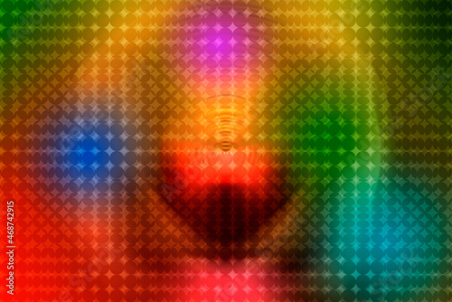 Abstract background with dots. Colors illustration template with dots. Blurred bubbles on abstract background with colorful gradient. New design for ad, poster, banner of your website.