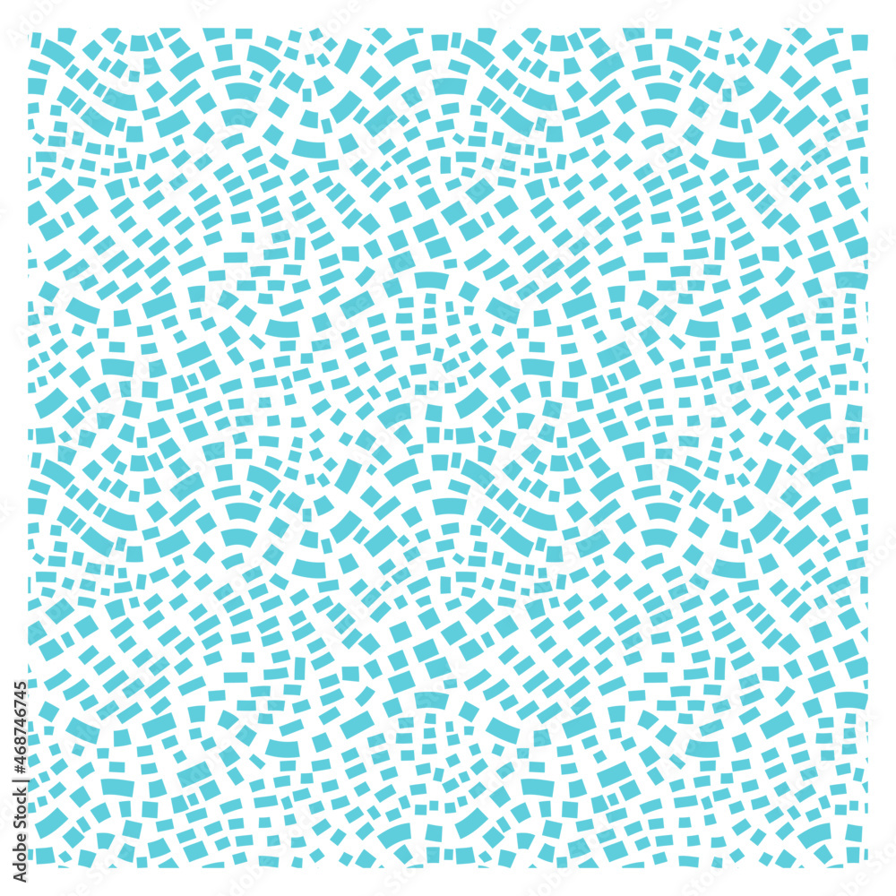 Seamless pattern of mosaic waves. Seamless pattern of mosaic waves.