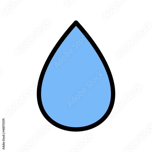  Drop Line Filled Vector Icon Design