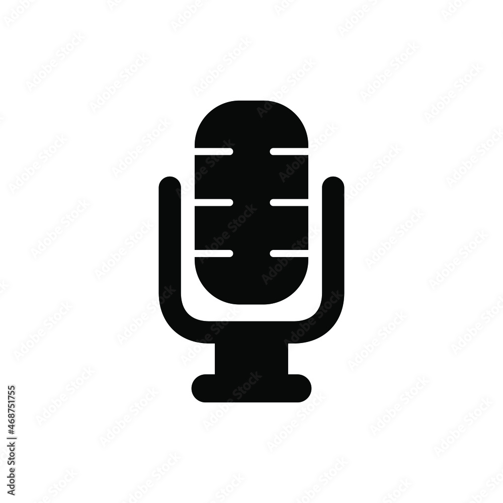 Microphone icon vector graphic Microphone icon vector graphic
