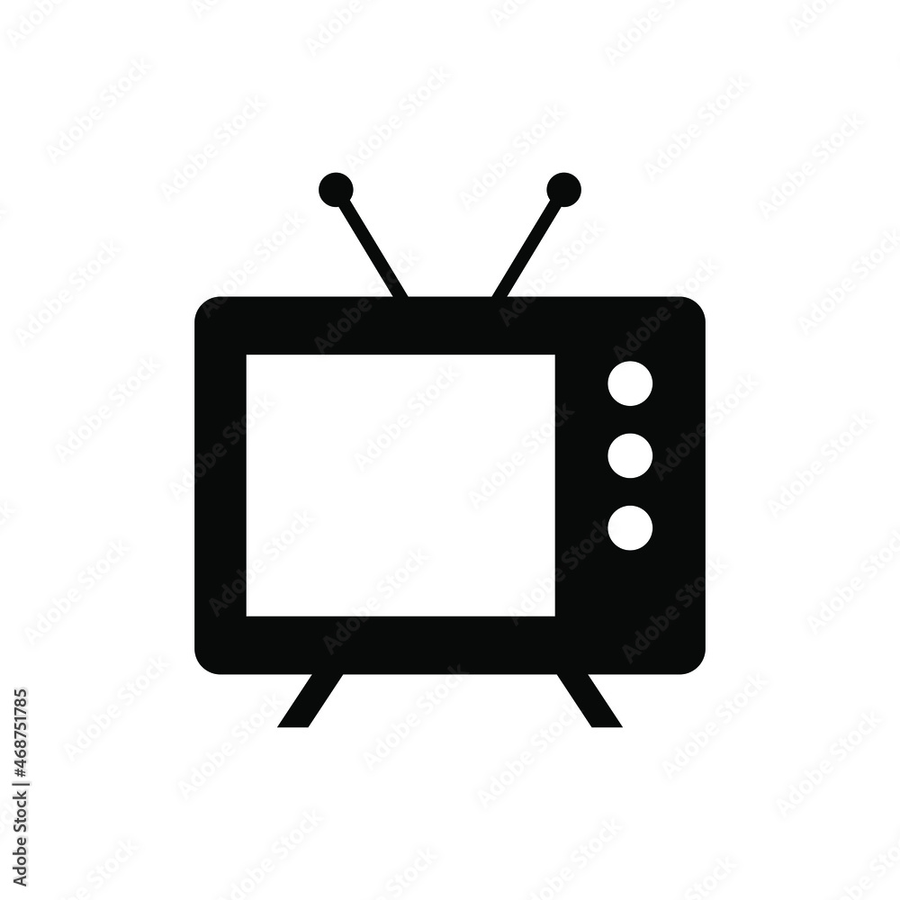 Antenna TV icon vector graphic Antenna TV icon vector graphic