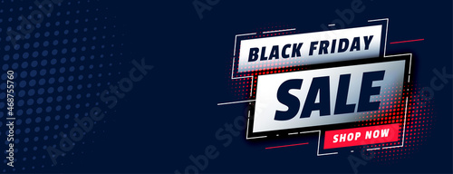 black friday sale modern banner with text soace