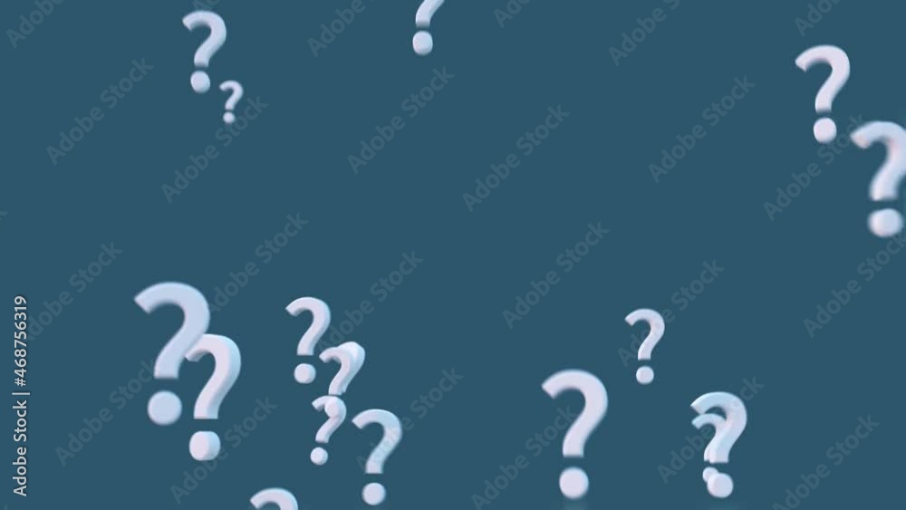 flying question marks 