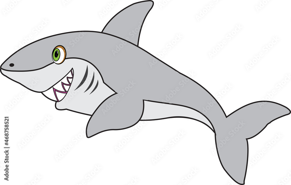 Obraz premium Shark pointing