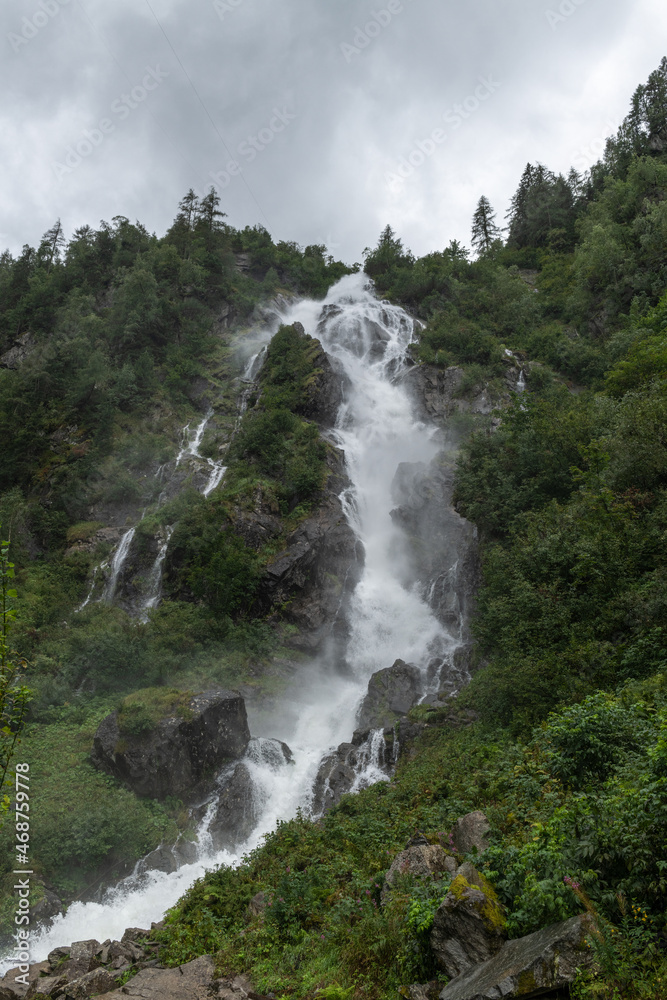 Wasserfall am Steirischen Bodensee in Austria / Dachstein Wasserfall am Steirischen Bodensee in Austria / Dachstein