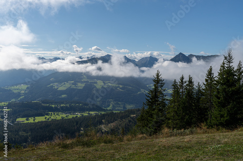 Alpenpanorama / Talblick - Tal in Österreich