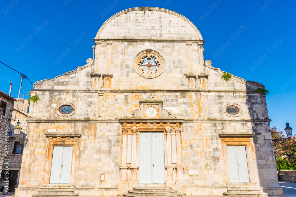 The church of Stari Grad, Hvar island, Croatia