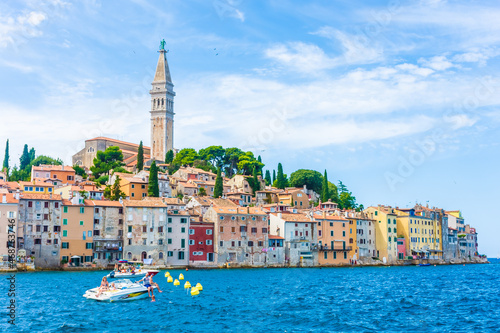 Beautiful view of Rovinj old town, Croatia