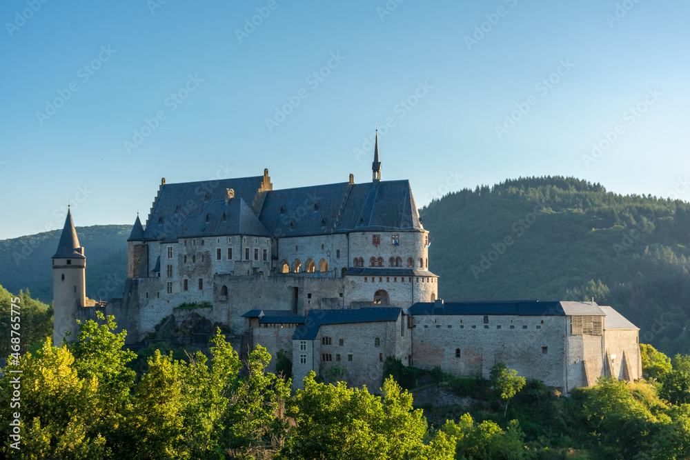 Vianden medieval Castle of Luxembourg