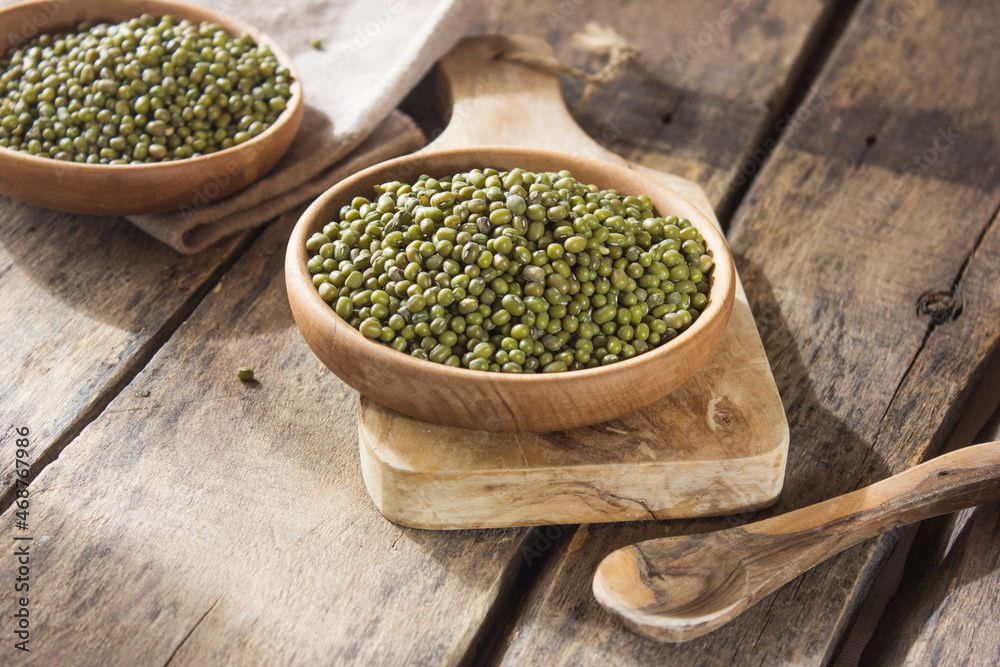Mung bean seeds, Food ingredients in Asian cuisine and produce mung bean sprout Mung bean seeds, Food ingredients in Asian cuisine and produce mung bean sprout