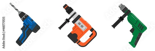 Hammer Drill Manual Microdrill Drilling Tool Concept