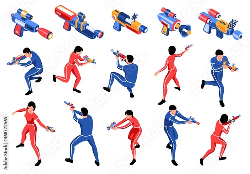 Blaster Game Players Set