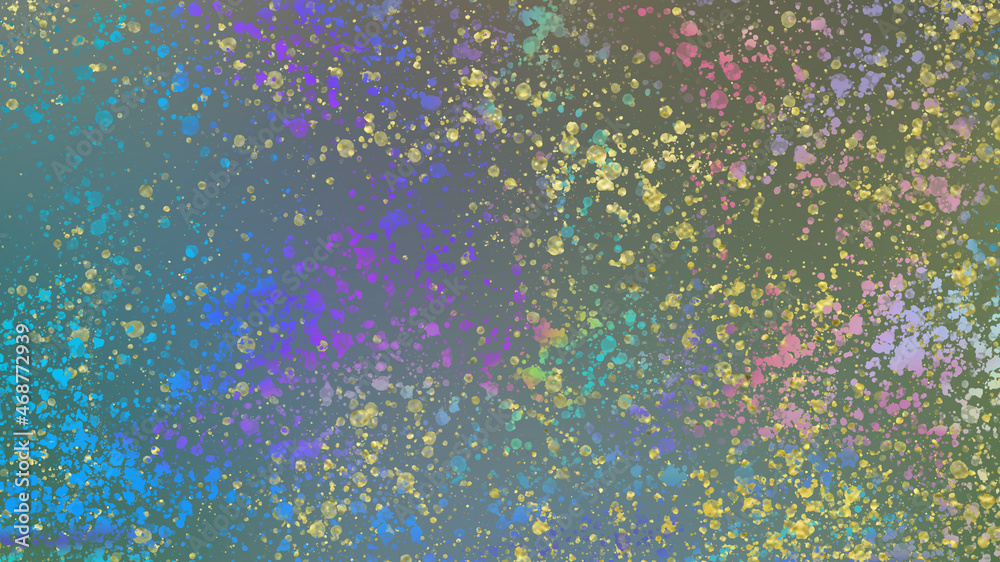 Abstract background with multicolored spots