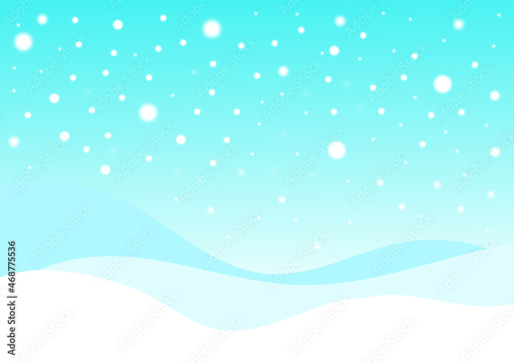 Winter background with snowflakes. Christmas background.