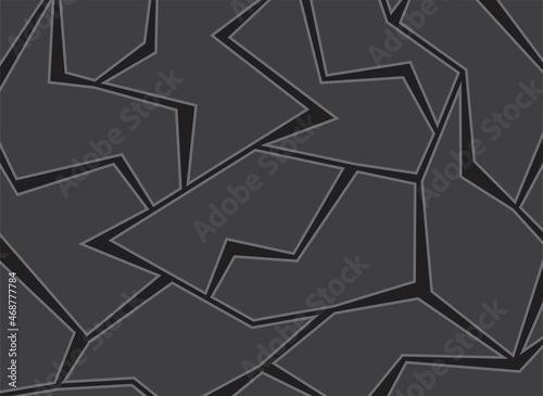 Abstract background with black polygonal line pattern
