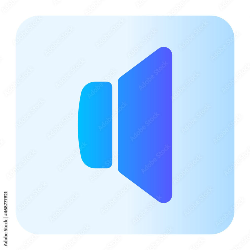 loud speaker gradient icon loud speaker gradient icon