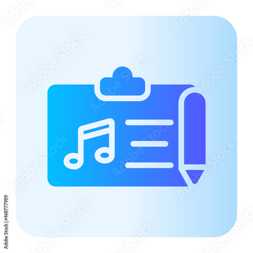 songwriter gradient icon