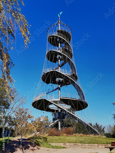 Look-out tower in Stuttgart at Killesberg photo