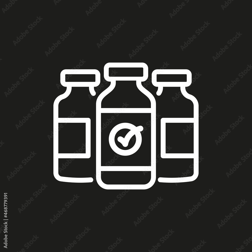 vaccine icon isolated on blank background. vector illustration vaccine icon isolated on blank background. vector illustration