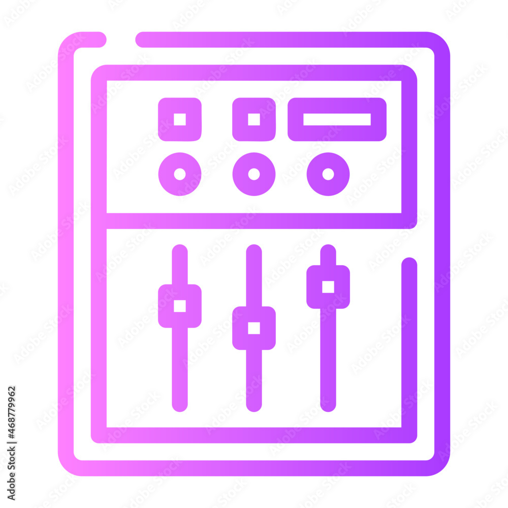 equalizer control gradient icon equalizer control gradient icon