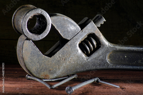 old rusty tools