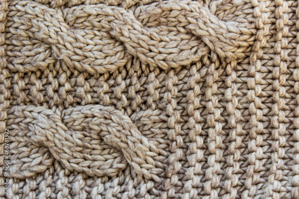 Knitted braids pattern Knitted braids pattern
