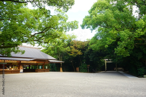 Atsuta Shrine or Atsuta-jingu in Nagoya, Aichi, Japan - 日本 愛知県名古屋市 熱田神宮 photo
