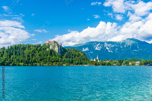 View of the Castle of Lake Bled, Slovenia © Stefano Zaccaria