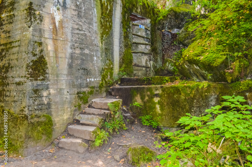 GIERLOZ  POLAND  28 AUGUST 2018  The Wolf s Lair  the bunker where Hitler was hidden in northern Poland