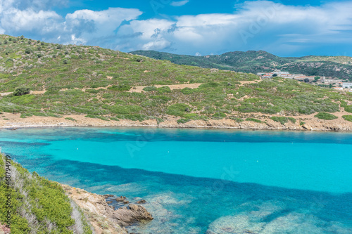 Beautiful turquoise water of a bay in Asinara Island, Sardinia © Stefano Zaccaria