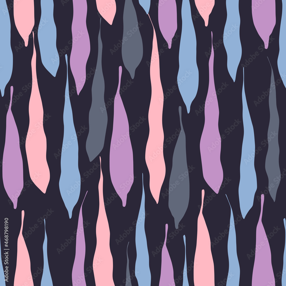 Abstract seamless vector pattern with vertical ornament