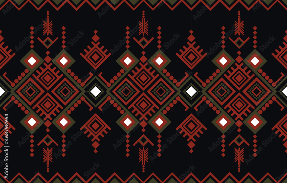 Abstract ethnic geometric pattern design for background or wallpaper. Abstract ethnic geometric pattern design for background or wallpaper.