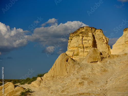 sedimentary formations of Niobrara Chalk were created by the erosion of a sea bed which formed during the Cretaceous Period. 80 million years ago