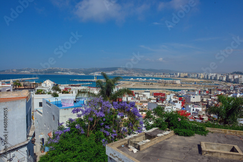 The old medina and the port of Tangier, Morocco. © issam