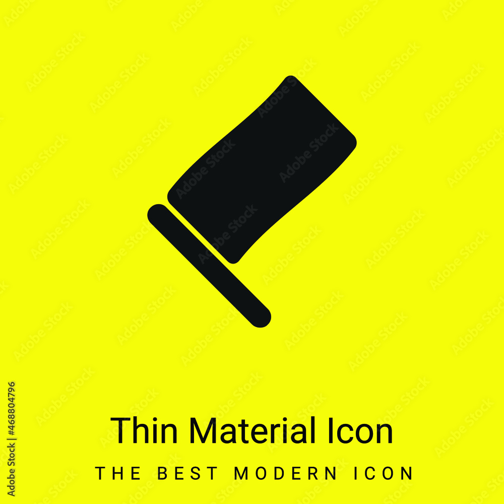Black Flag minimal bright yellow material icon Black Flag minimal bright yellow material icon