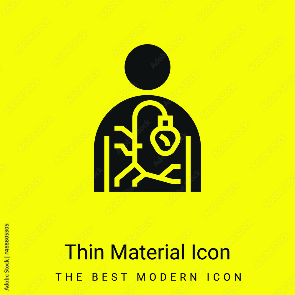 Agiography minimal bright yellow material icon Agiography minimal bright yellow material icon