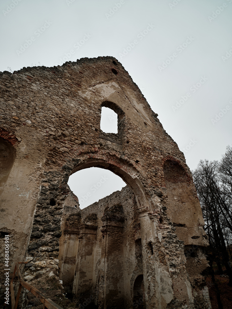 Katarinka - Church and Monastery of St. Catherine ruins in Dechtice, Slovakia