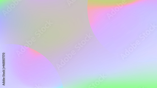 Gradient mesh and shapes surreal abstract digital vector art.