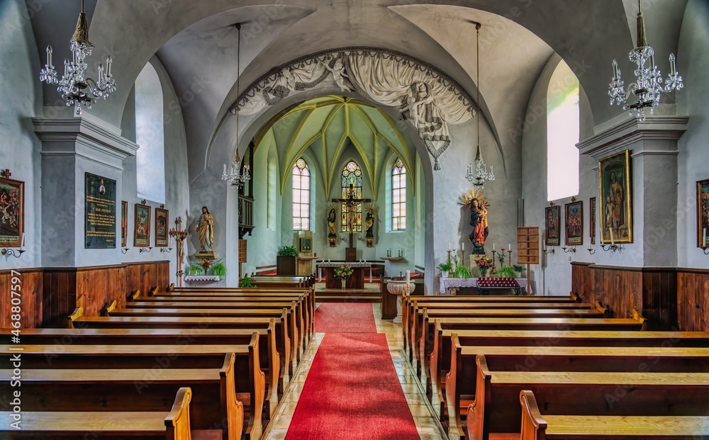 Interior of Immendorf Church