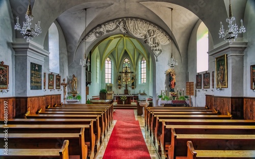 Interior of Immendorf Church © Michael Knöbl