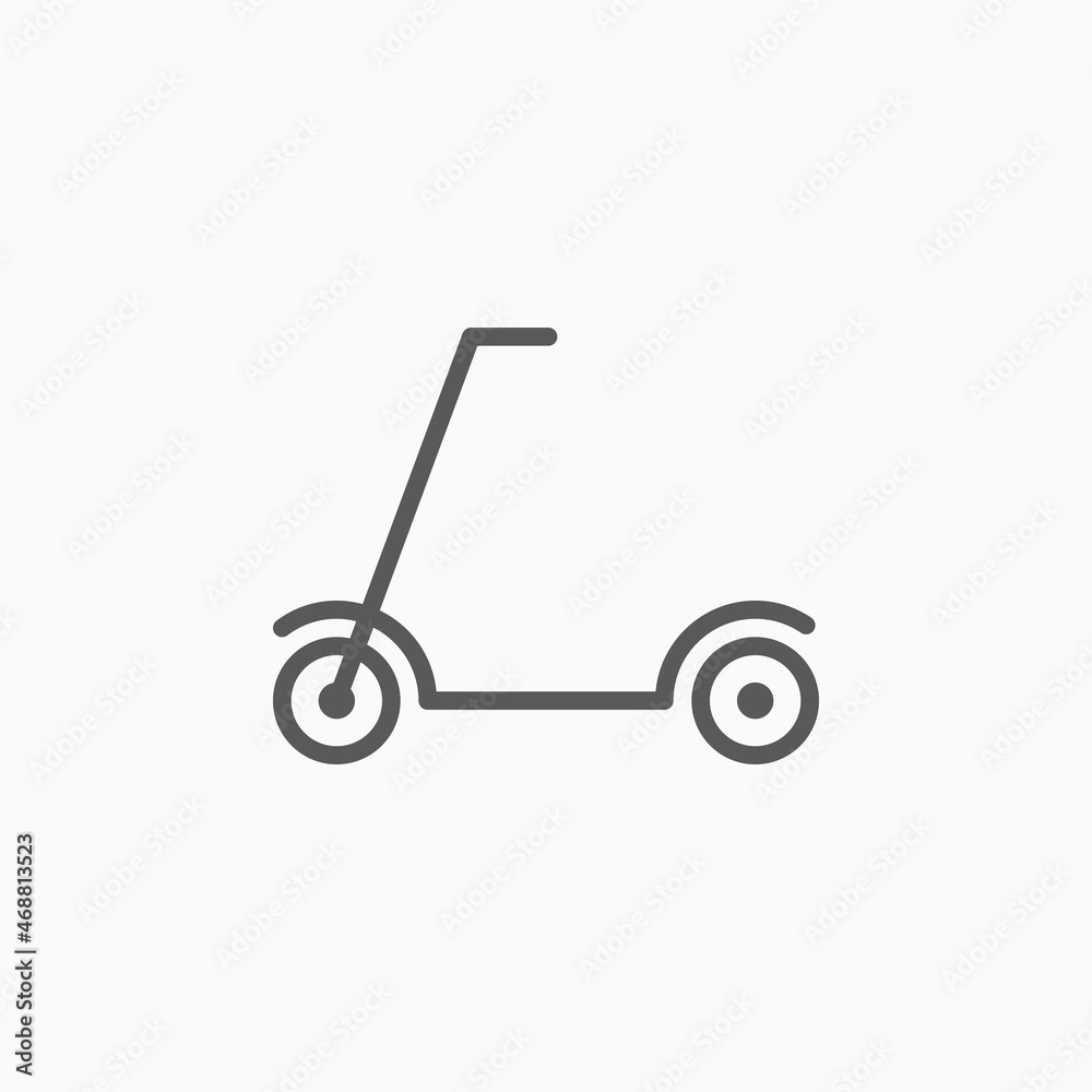 scooter icon, vehicle vector, transport illustration scooter icon, vehicle vector, transport illustration
