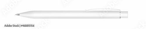 Schilderij op canvas White pen isolated on white background