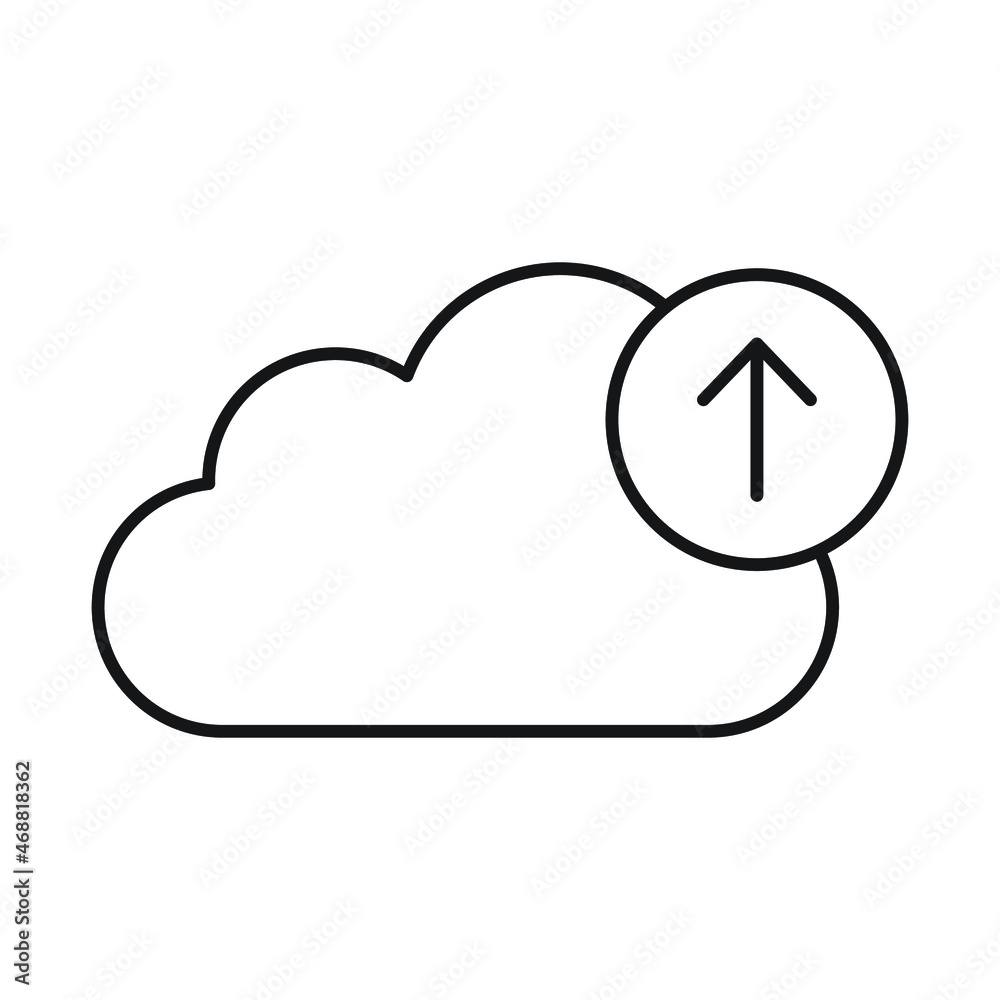 Cloud upload Isolated Vector icon which can easily modify or edit
Cloud upload Isolated Vector icon which can easily modify or edit