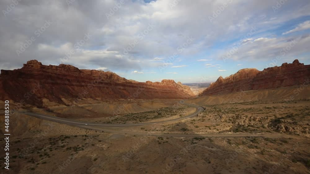 Spotted Wolf Canyon in shadow, Utah Spotted Wolf Canyon in shadow, Utah