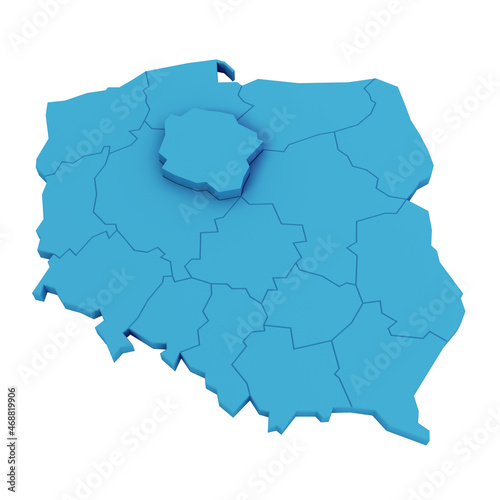 Obrazy Kujway  mapa-polski-z-wojewodztwem-kujawsko-pomorskim